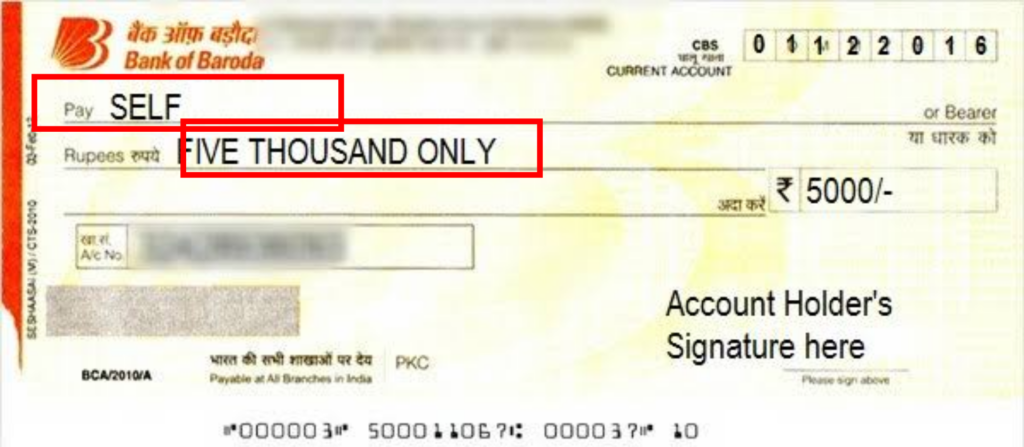 बैंक चेक (Bank Cheque) कैसे भरें Hindi - सही तरीका