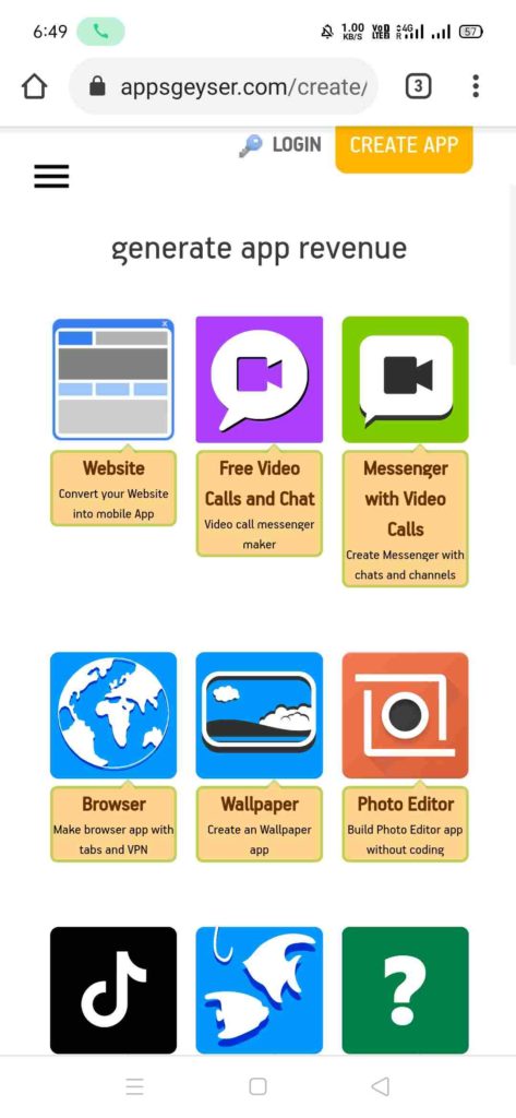 Apps Geyser se free Apps banane ka tarika