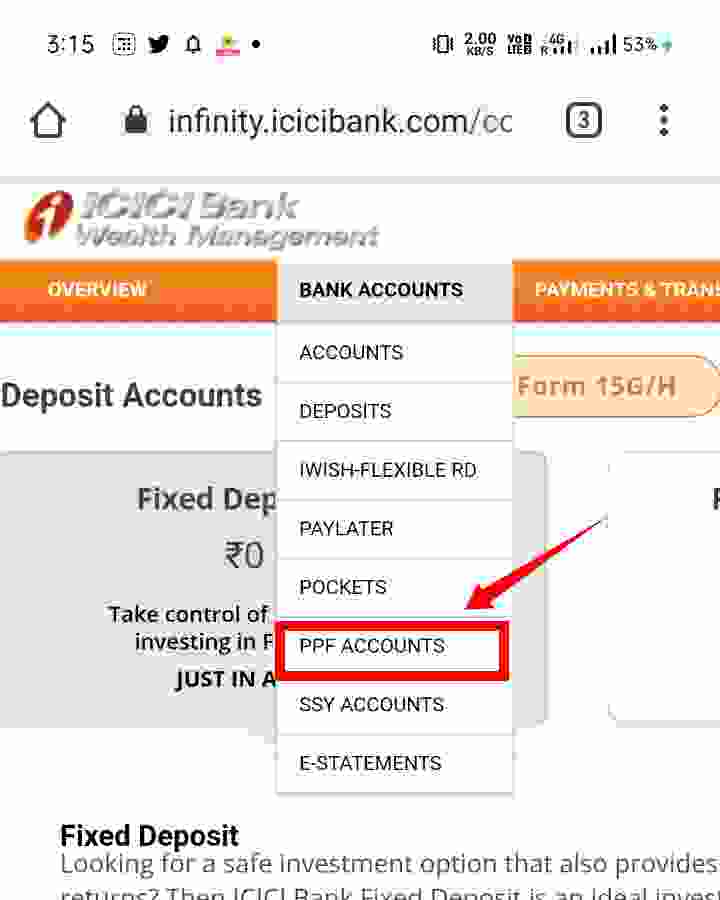 How to open PPF Account in ICICI Bank