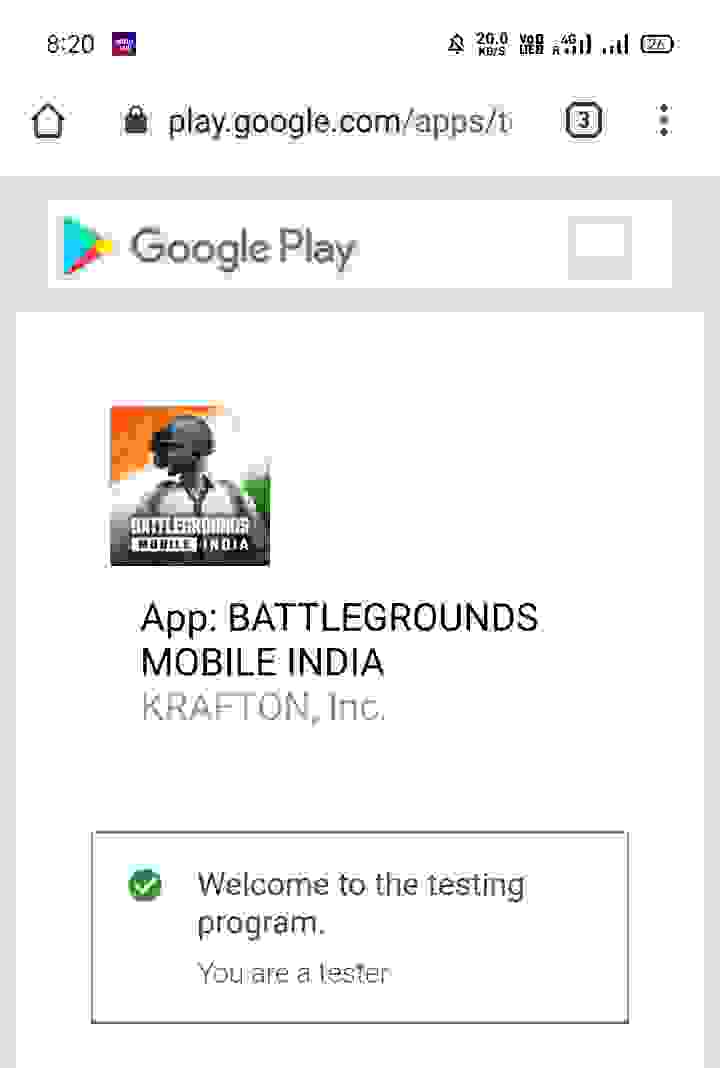 Beta Program Join Battlegrounds Mobile India PUBG