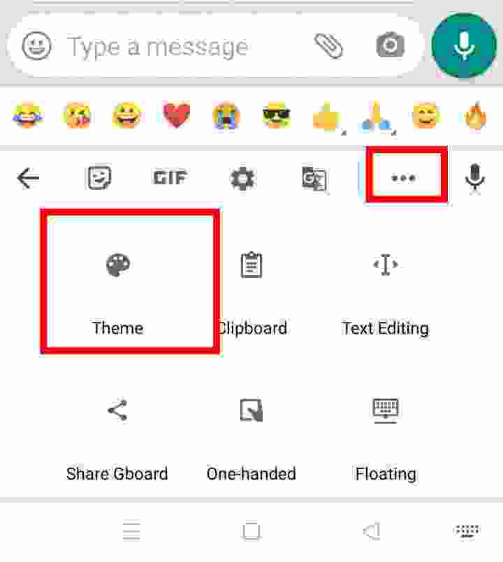How to set Photo in whatsapp keyboard
