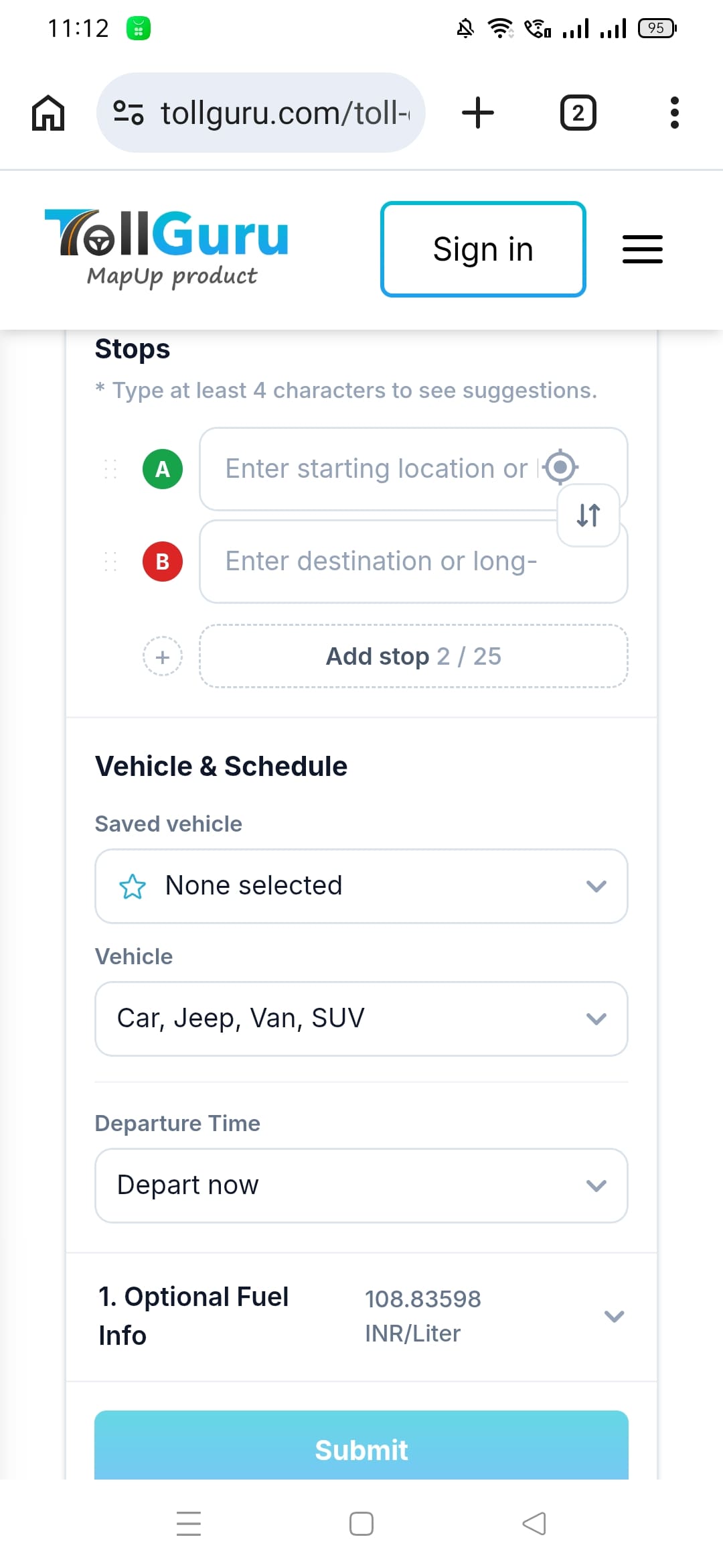toll tax calculation karna sikhe 